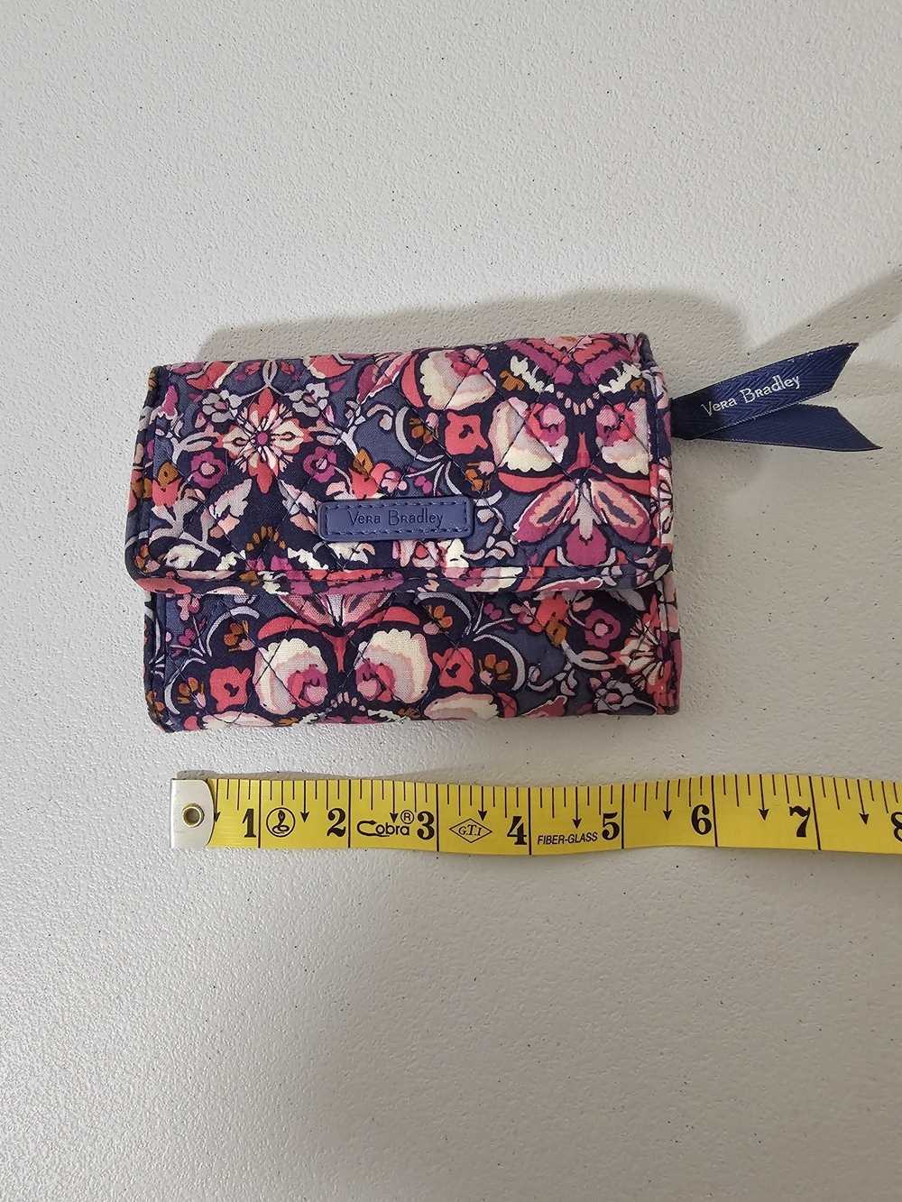 Vera Bradley Women’s Multicolor Floral Folding Wallet, Credit Card